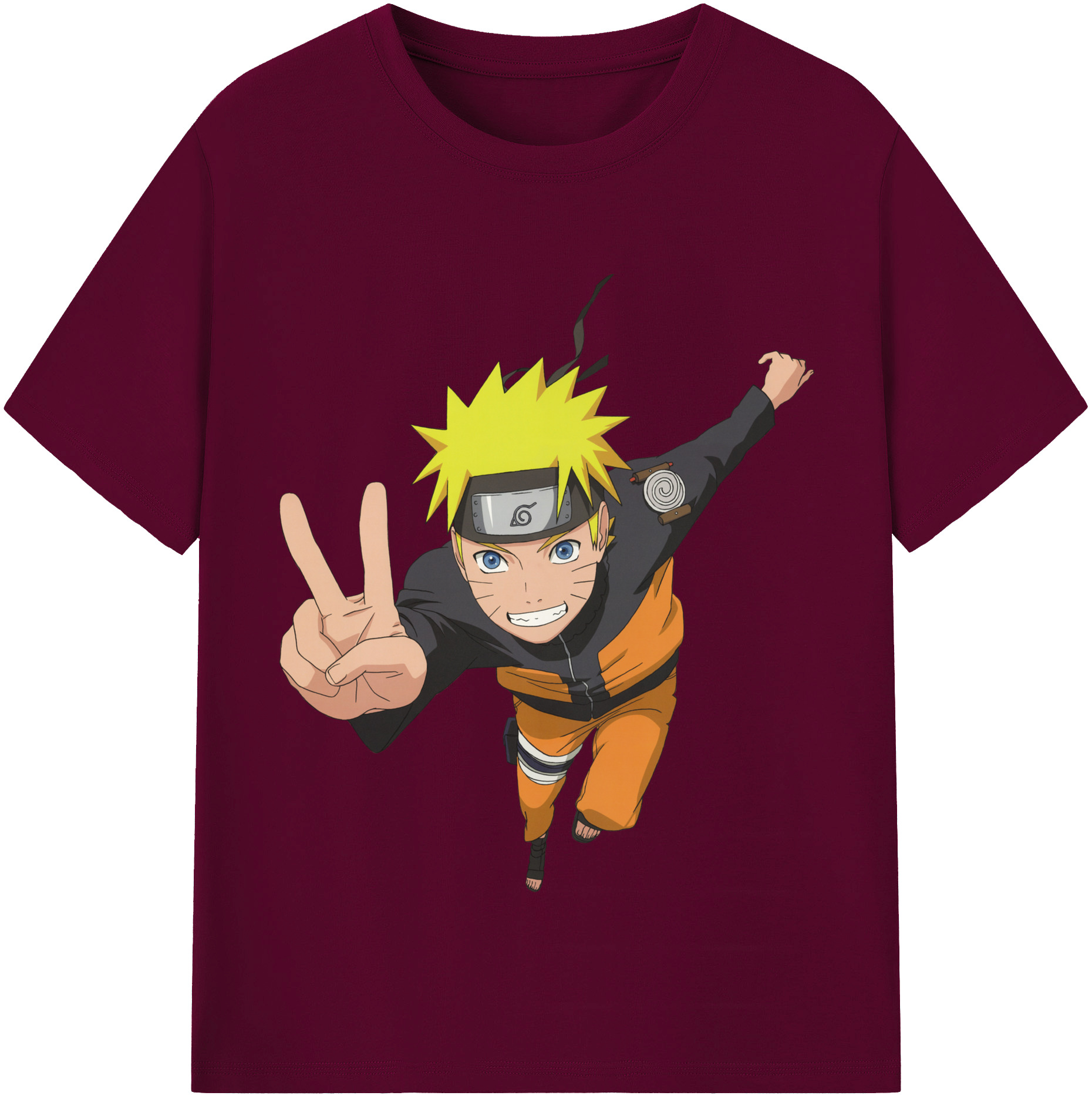 （画像用） NARUTO -ナルト- うずまき ナルト Uzumaki Naruto レディースカジュアルプリントTシャツ（綿100％）